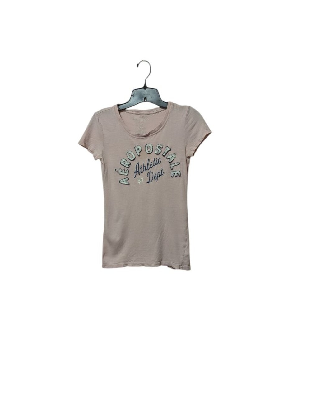 Aeropostale Vintage Y2K Light Pink Athletic Dept. T-shirt Casual Everyday  Sz S